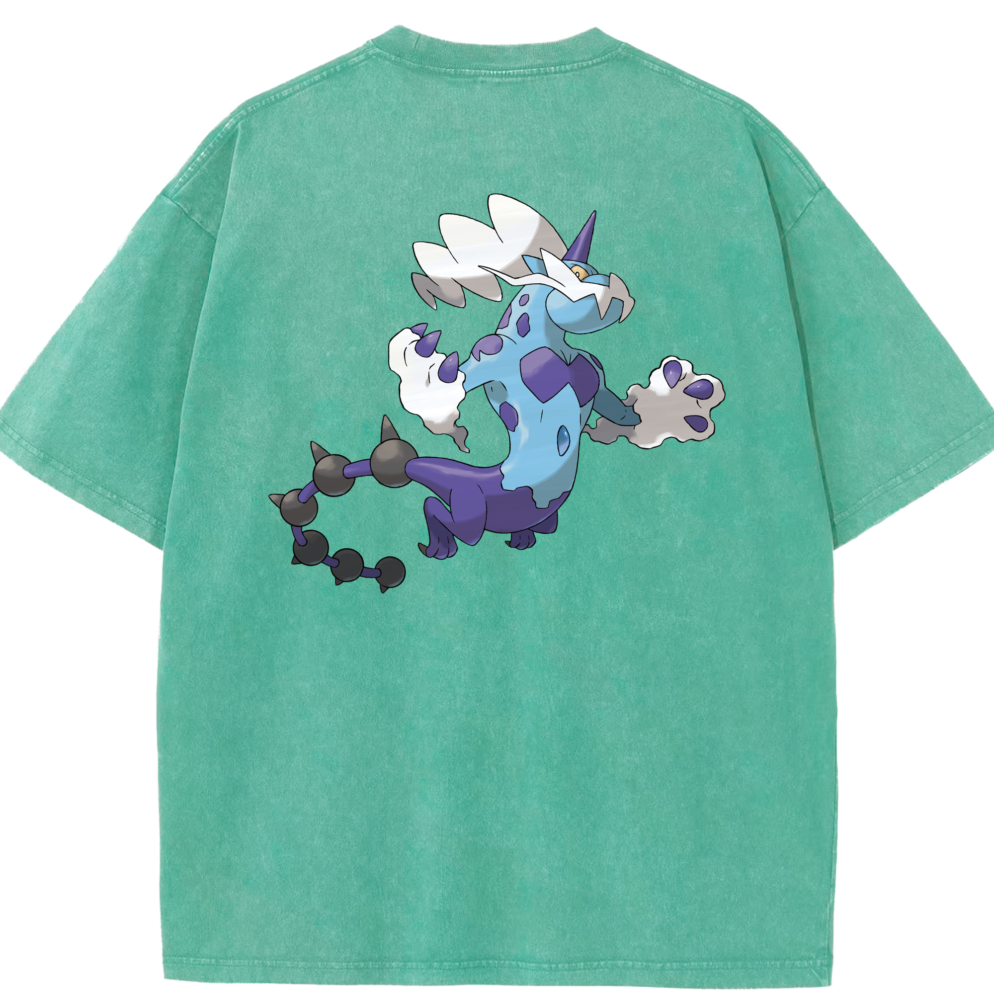 （画像用） ポケットモンスター Pokémon 綿100% ヴィンテージ風 半袖Tシャツ（背面プリント）